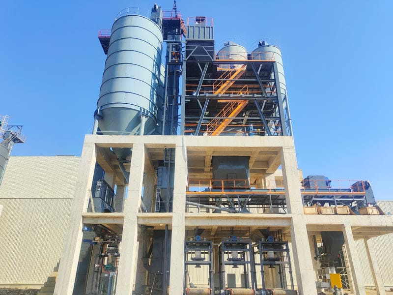 Step Type Dry Mortar Mixing Plant