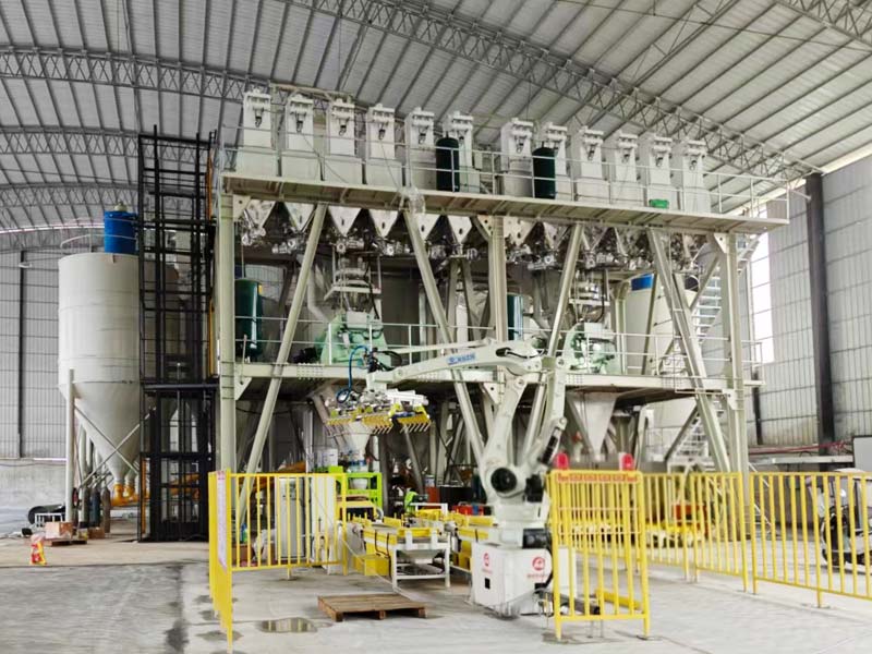 Workshop Type Dry Mortar Mixing Plant